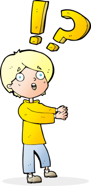 Bir insan tarafından çizilmiş, kafası karışmış bir adam.