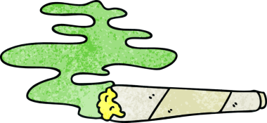 Bir insan tarafından çizilmiş garip bir çizgi film.