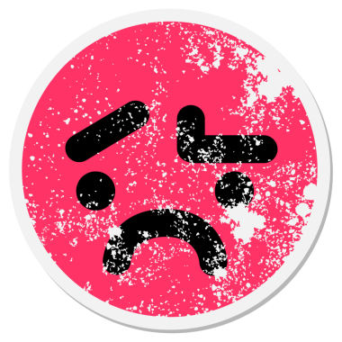 Bir insan tarafından çizilmiş basit bir hayal kırıklığı.