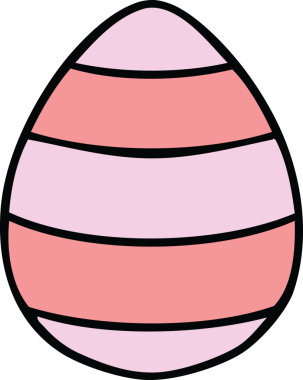 Bir insan tarafından çizilmiş tuhaf bir Paskalya yumurtası.