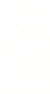 Yanan Mum Tebeşiri Bir insan tarafından çizilmiş