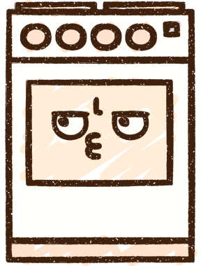 Bir insan tarafından çizilen fırın tebeşiri