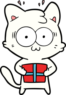 Bir insan tarafından çizilmiş, sürpriz bir çizgi film.