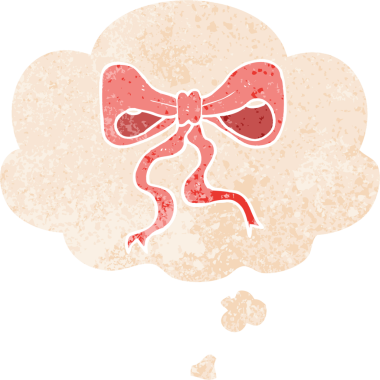 Düşünce baloncuklu çizgi film yayı grunge sıkıntı retro stili bir insan tarafından çizilmiş