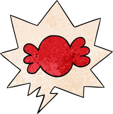 Bir insan tarafından çizilmiş, konuşma baloncuklu çizgi film.