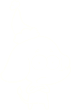 Bir insan tarafından çizilmiş Noel Fili Tebeşiri