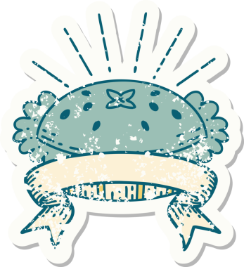 Eski bir dövme stili. Bir insan tarafından çizilmiş harika bir turta.