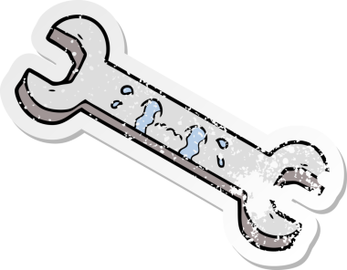 Bir insan tarafından çizilmiş ağlayan anahtarın sıkıntılı çıkartması.