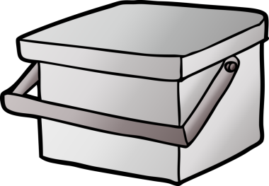 Bir insan tarafından çizilmiş karikatür küveti