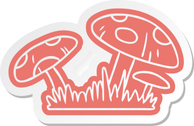 Bir insan tarafından çizilmiş bir kurbağa dışkısının karikatür etiketi.