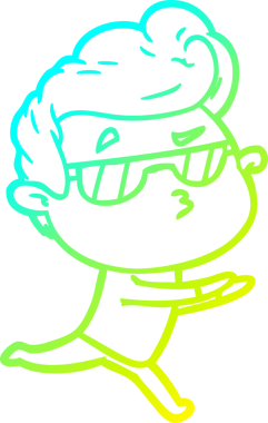 Bir insan tarafından çizilmiş karikatür karikatürü.