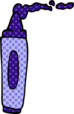 Bir insan tarafından çizilmiş karalama boya kalemi.