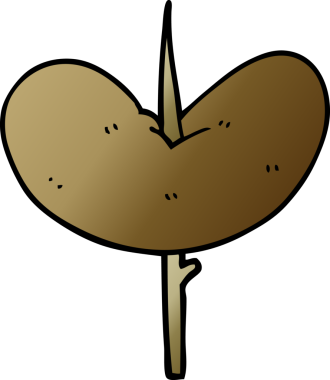 Bir insan tarafından çizilmiş sosis karalaması.