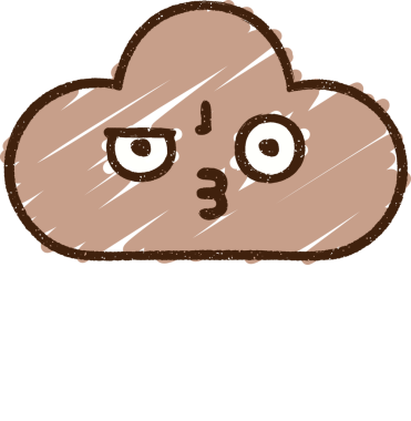 Bir insan tarafından çizilen Fırtına Bulutu Tebeşiri