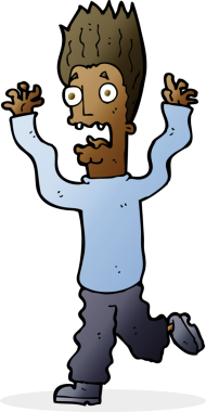 Bir insan tarafından çizilmiş karikatür.