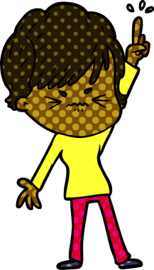 Bir insan tarafından çizilmiş, hayal kırıklığına uğramış bir kadın.