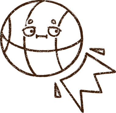 Bir insan tarafından çizilen Basket Topu Kömürü