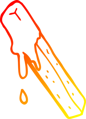 Bir insan tarafından çizilmiş karikatür çizimi.