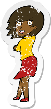 Bir insan tarafından çizilmiş mutlu bir karikatürün gerilimli yapıştırması.