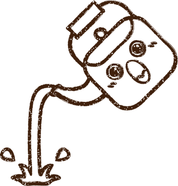 Bir insan tarafından çizilen Sıcak Çaydanlık Kömürü