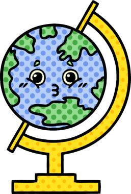 Bir insan tarafından çizilmiş dünyanın çizgi romanı.