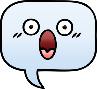 Bir insan tarafından çizilen konuşma baloncuğunun gölgeli çizimi