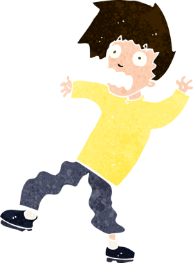 Bir insan tarafından çizilmiş karikatür.