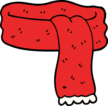 Bir insan tarafından çizilmiş karalama eşarbı.