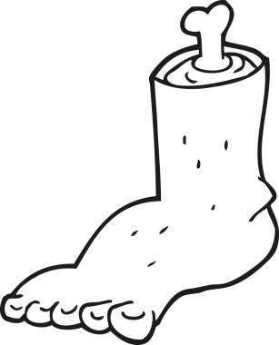 Bir insan tarafından çizilmiş siyah beyaz karikatür.