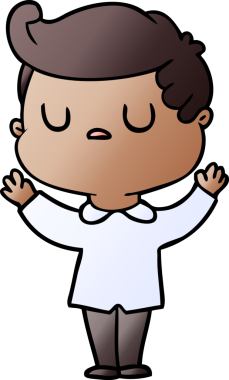 Bir insan tarafından çizilmiş bir karikatür.