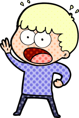 Bir insan tarafından çizilmiş bir karikatür.