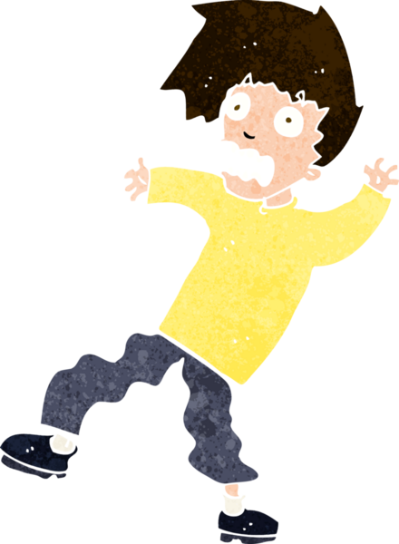 Bir insan tarafından çizilmiş karikatür.