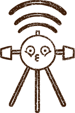 Uydu Kömürü Bir insan tarafından çizilmiş