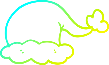 Bir insan tarafından çizilmiş bir Noel Baba çizgi çizimi.