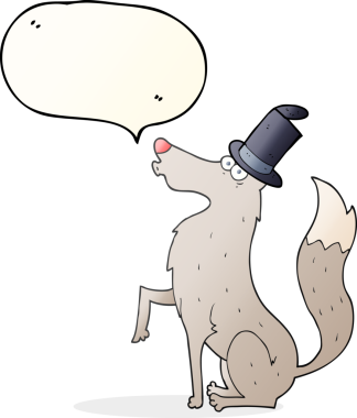 Bir insan tarafından çizilmiş serbest konuşma balonu çizgi film kurdu.