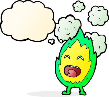 Düşünce baloncuğu insan tarafından çizilmiş çizgi film karakteri.