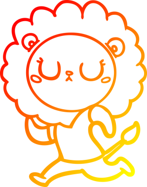 Bir insan tarafından çizilmiş, çizgi film karakteri.