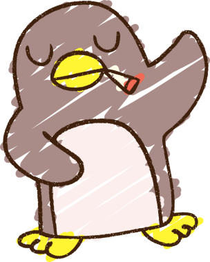 Bir insan tarafından çizilen Sigara İçen Penguen Tebeşiri