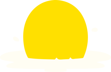 Bir insan tarafından çizilmiş bir yumurta.