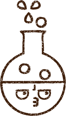 Bilim Deneyi Kömür Çizimi Bir insan tarafından çizildi