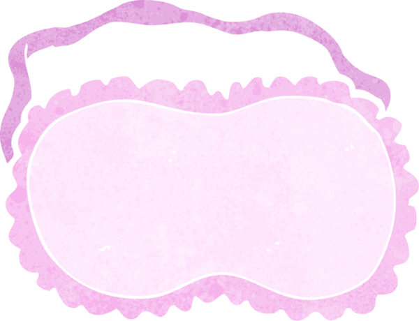 Bir insan tarafından çizilmiş uyku maskesi.