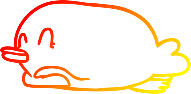 Bir insan tarafından karnının üzerine çizilmiş bir penguen çizimi