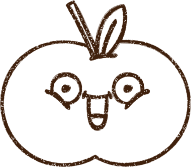 Bir insan tarafından çizilen Mutlu Elma Kömürü Çizimi