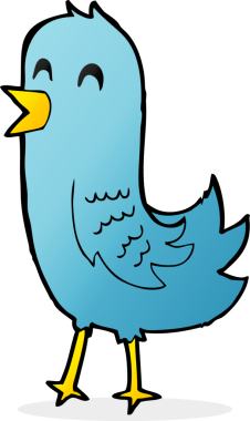 bir insan tarafından çizilmiş mutlu bir kuş.