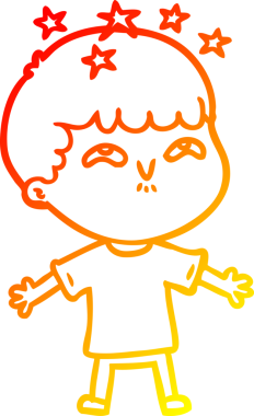 İnsan tarafından çizilmiş bir çizgi film karakteri.