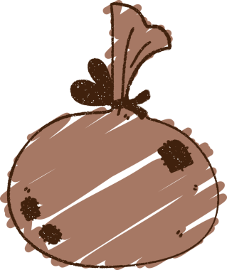 Bir insan tarafından çizilmiş Bin Torba Tebeşiri