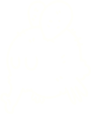 Bir insan tarafından çizilen İğrenç Sinek Tebeşiri