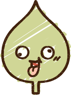 Bir insan tarafından çizilen Yaprak Tebeşiri