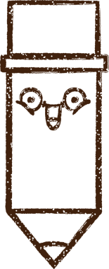 Bir insan tarafından çizilmiş kalem kömürü.