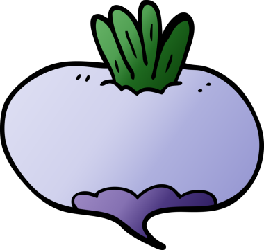 Bir insan tarafından çizilmiş karalama şalgam.